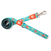 Max&Molly Short Leash Popcorn - farebné mestské vodítko pre psa, vzor popcorn, 120 cm - XS