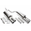 TATechnix Nerezový výfuk 2x76mm Audi A6 C5 Avant 4x4/Quattro (4B)