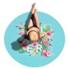 Plážová osuška Summer 150 cm
