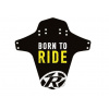 Predný blatník Reverse MudGuard Born to ride - Black/Yellow
