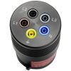 Benning BENNING TA 7-32 merací adaptér CEE zástrčka 32 A 5-pólová - zásuvka 4 mm čierna; 044041