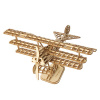 RoboTime 3D drevená skladačka Historické lietadlo Historické lietadlo