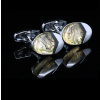 Knoflickarna.CZSteel cufflinks with an eyelet0112