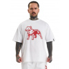 Amstaff tričko pánske Logo 2.0 white/red Veľkosť: 4XL, Farba: biela