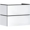 HANSGROHE Xilesa E závesná skrinka pod umývadlo, 2 zásuvky, 780 x 470 x 620 mm, matná biela, 54260700