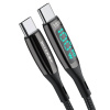 Kábel BlitzWolf USB typ C - USB typ C 1,8 m čierny (BW-TC23 1.8m)