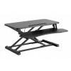Nastaviteľný stolík na státie a sedenie s poličkou na klávesnicu Spacetronik