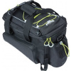 Bazalka Batoh do kufru BASIL MILES TARPAULIN TRUNKBAG XL PRO 9-36L, 100% voděodolná černá limetka (bez montážní desky) (NOVINKA 2024)