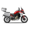 SHAD Kompletná sada hliníkových kufrov SHAD TERRA, 48 litrový vrchný kufor, 47/47 litrový bočné kufre, vrátane montážnej sady a platni SHAD Ducati Multistrada 1200 V4