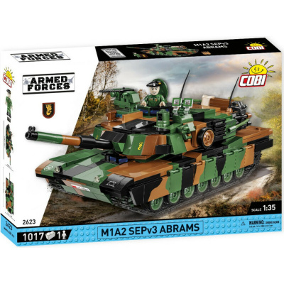 COBI 2623 Armed Forces Abrams M1A2 SEPv3, 1:35, 1017 k, 1 f