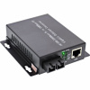 Optický Konvertor RJ45 - SC, GigabitEthernet, SingleMode, max. 20km, čierny