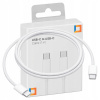 Kábel Co2 USB typ C - USB typ C 1 m biely