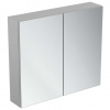 Ideal Standard Mirror&Light Zrkadlová skrinka 80x70 cm, hliník T3591AL