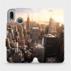 Flipové pouzdro Mobiwear - Huawei P20 Lite - M138P New York (Knížkové flip pouzdro, obal, kryt na mobil Huawei P20 Lite - M138P New York, materiál Umělá kůže + TPU - ochrana 360°, stojánek, silikonová
