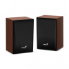 Genius reproduktory SP-HF380 BT, 2.0, 3W, hnedo-čierne, regulácia hlasitosti, BT, drevené, 3,5 mm jack (USB), 150Hz-20kHz