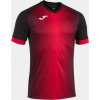 Joma Futbalový dres SUPERNOVA T-SHIRT BLACK-RED S/S Veľkosť: 6XS/5XS