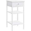 Houseland Nočný stolík Vasagle Lucas, biely
