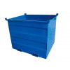 Kontajner pre otočné vidlice, modrý, objem 1100 l (120 x 100 x 95 cm)