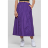 Ladies Ripstop Parachute Midi Skirt - realviolet S