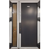 Hlavní plastové vchodové dveře Soft 2024-54 Anthrazit/Anthrazit 140x220cm, pravé, dovnitř