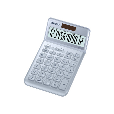 Casio JW 200 SC BU kalkulačka stolná, strieborná 4549526700286