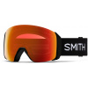 Lyžiarske okuliare Smith 4D MAG XL - Black/ChromaPop Everyday Red Mirror + ChromaPop Storm Yellow Flash uni
