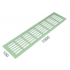 MPkovania SRL - ALFA vetracia mriežka 100 x 1000 mm, 1000 mm, 100 mm, NEM - nerez matná