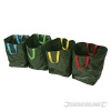 Recycling Bags 4pk - 400 x 320 x 320mm Silverline