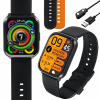 SMARTWATCH HODINKY WATCH PÁNSKE MENU POĽSKÉ ROZHOVORY SMART ČIERNY ŠPORT