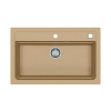 Alveus ATROX 40 kuchynský granitový drez so sifónom 79x50 - G-55 - Beige 1140445