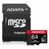 ADATA 64GB MicroSDXC UHS-I U3 V30S HIGH + adaptér (AUSDX64GUI3V30SHA2-RA1)