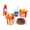 Nuggets a donuts v kufríku 100% Chef Écoiffier s doplnkami od 18 mesiacov 18*7*24 cm ECO2590