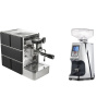 Stone Espresso Mine Black + Eureka Atom 60, chrome