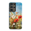 Odolný obal Mobiwear Elite Pro - Samsung Galaxy S21 Ultra - EP43E Letní louka (Odolné pouzdro, obal kryt Mobiwear Elite Pro - maximální ochrana mobilu, zesílené hrany, přesné výřezy, pohodlné držení,