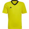 adidas teamwear Detský futbalový dres adidas Entrada 22 Jersey žltý HI2127 Veľkosť: 128 cm