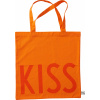 Nákupná taška Favourite Kiss oranžová