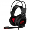 MSI herní headset DS502 Gaming Headset/ USB/ 7.1/ černá S37-2100911-SV1