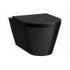 Laufen, Závěsný klozet rimless, hluboké splachování H8203370000001 Varianta: Černá lesklá