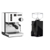 Rancilio Silvia E, biela + Eureka Mignon Silenzio, BL black