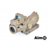 Puškohľad ACOG 4X32C Red Dot s optickým vláknom zdroja osvetlenia a so zameriavačom RMR Aim-O Dark Earth