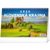 Stolový kalendár 2026 Slovenská krajina 2026, 23,1 x 14,5 cm