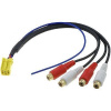 VHBW Adaptér z Mini-ISO na 4 x Cinch - neoriginálne