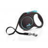 Vodítko Flexi Black Design L 5m/50kg s páskou modré
