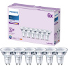 Philips LED 9290012180 LED En.trieda 2021 F (A - G) GU10 klasická žiarovka 3.5 W = 35 W neutrálna biela (Ø x d) 50 mm x 54 mm 6 ks; 9290012180