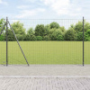 zahrada-XL Plot s stĺpmi Sivá 1.6 x 10 m Oceľ 3350914