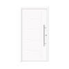 Hliníkovo-oceľové vchodové dvere pasívne Zeus 100 x 210 cm P biele