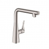 Hansgrohe Metris Select Páková drezová batéria 260, vzhľad nerezový 14847800-HG