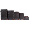 Krídla kufra 402 219 L Set (402, sada 5 kufrov (L, M, S, XS, BC), čierna)