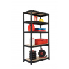 Trestles Policový regál 1800x900x600mm, nosnosť 2000kg Farba: čierna RH60-5-CERNA