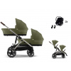 CYBEX Gazelle S + Gazelle S Cot S Twin Travel Set Aton B2 i-Size moss green 2025